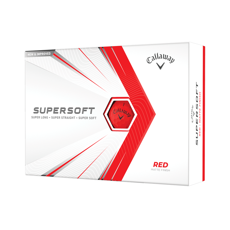 Callaway | Golf Balls | Supersoft | Matte Red