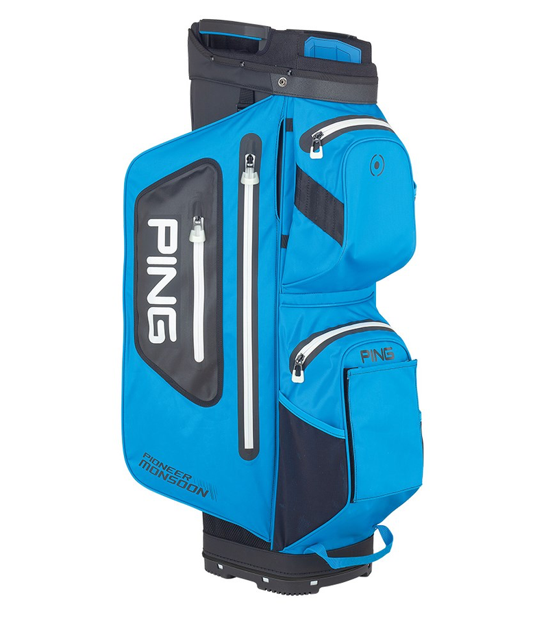Ping Pioneer Monsoon Cartbag Azure Black