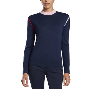 G/Fore | G4LS21S04 | Ladies Crew Neck Sweater | Twilight