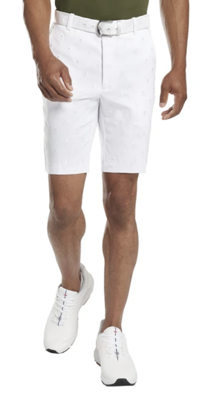 G/Fore | G4MS21B02 | Mens Embroidered Club Short | Snow