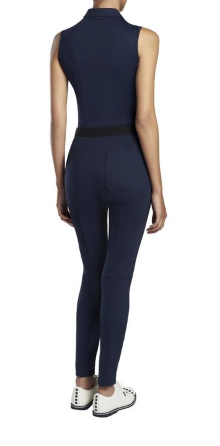 G/Fore | G4LS21B40 | Slim Leg Ponte Moto Pant | Twilight