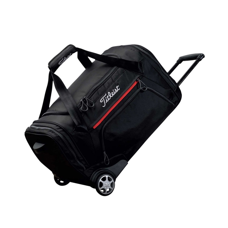 Titleist | Essential Wheeled Duffel | Black | TA6ESWDFL-0 | RSGolfshop