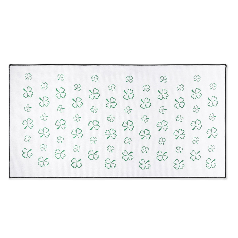 Titleist | TA9MFTWLSPL-13 | St Patricks Microfiber Towel | White / Green