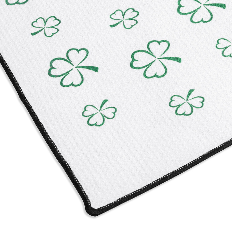Titleist | TA9MFTWLSPL-13 | St Patricks Microfiber Towel | White / Green