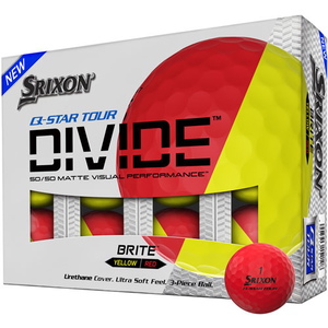 Srixon | QStar Tour-3 Divide | Yellow / Red