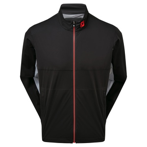 Footjoy | 87980 |  HydroKnit Jacket |  Black with Grey & Bright Red