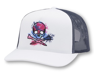 G/Fore | G4AS22H27 | Splatter Skull's & T's | Snow