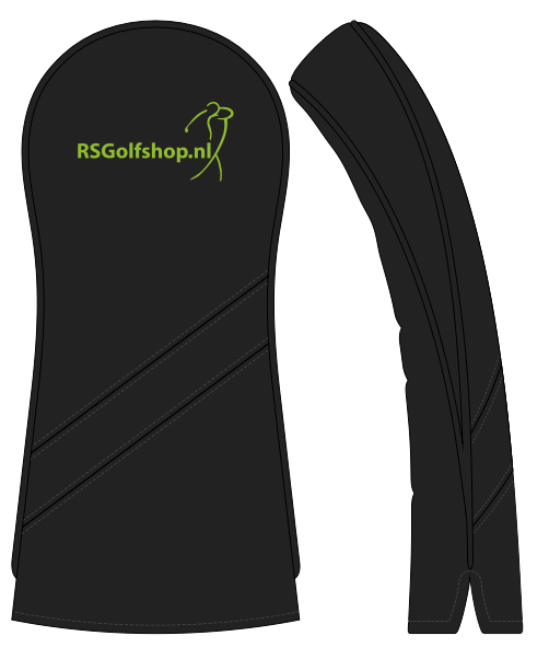 Heritage College Wood Cover Rescue Black logo RSGolfshop