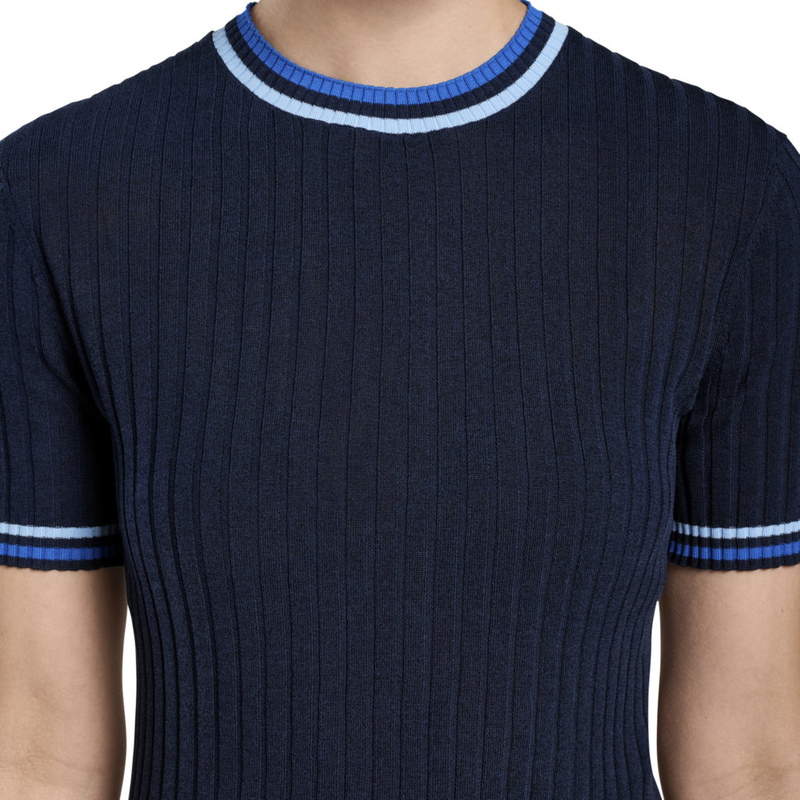 G/Fore | G4LS22K50 | Ladies | Ribbed Crew Neck | Twilight