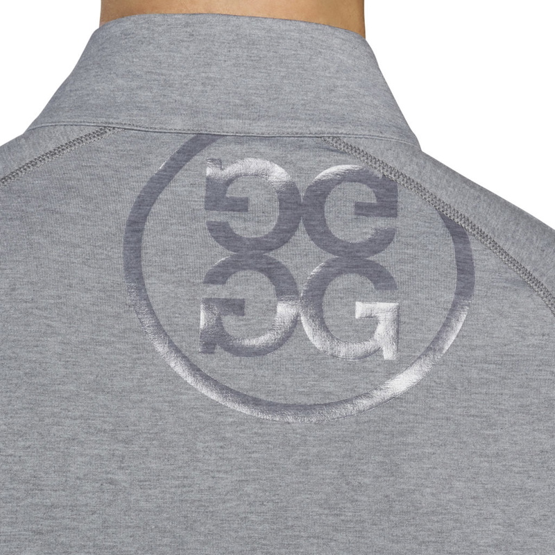 G/Fore | G4MS21K79 | Mens | Luxe State Mid Tech Jersey Quarter Zip | Heather Grey
