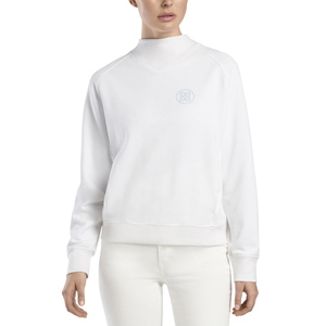 G/Fore | G4LS22K75 | Ladies | High Neck Crew Sweatshirt | Snow