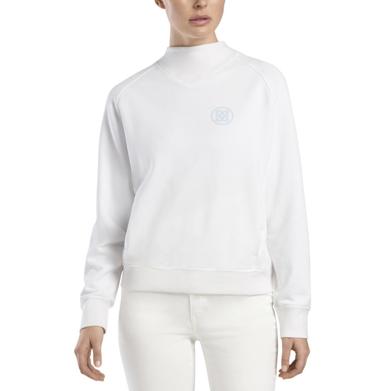G/Fore | G4LS22K75 | Ladies | High Neck Crew Sweatshirt | Snow