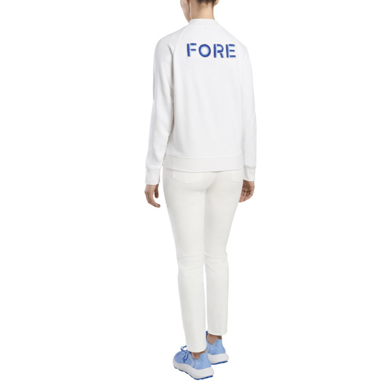G/Fore | G4LS22K75 | Ladies | High Neck Crew Sweatshirt | Snow