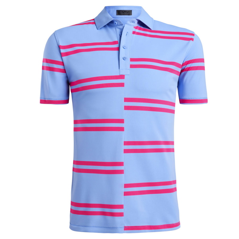 G/Fore | G4MS22K51 | Mens | Offset Stripe Polo | Vista