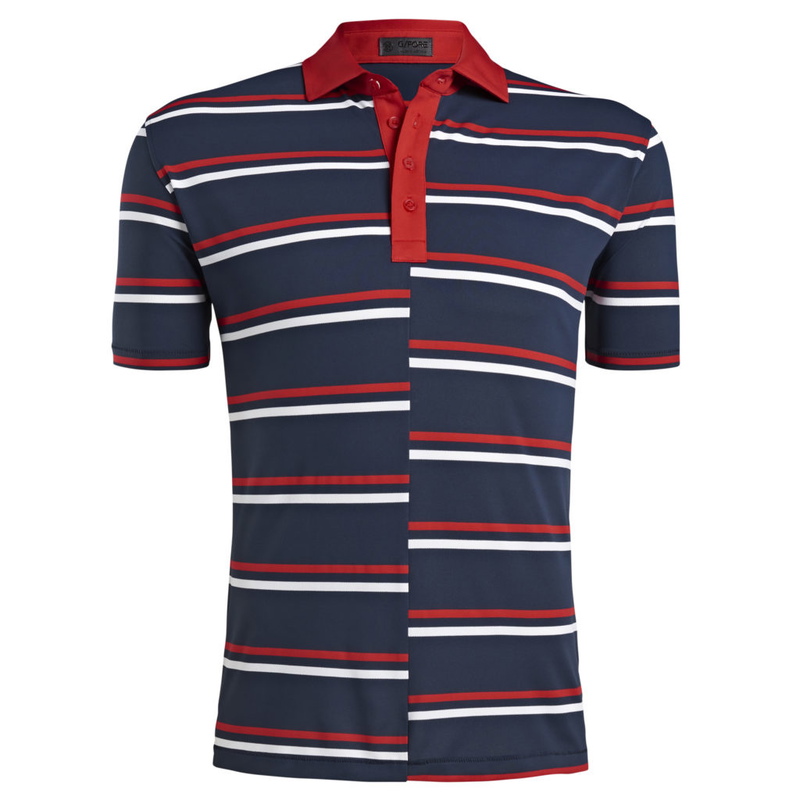 G/Fore | G4MS22K52 | Mens | Offset Stripe Polo | Twilight