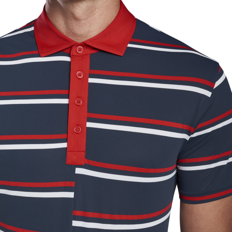 G/Fore | G4MS22K52 | Mens | Offset Stripe Polo | Twilight