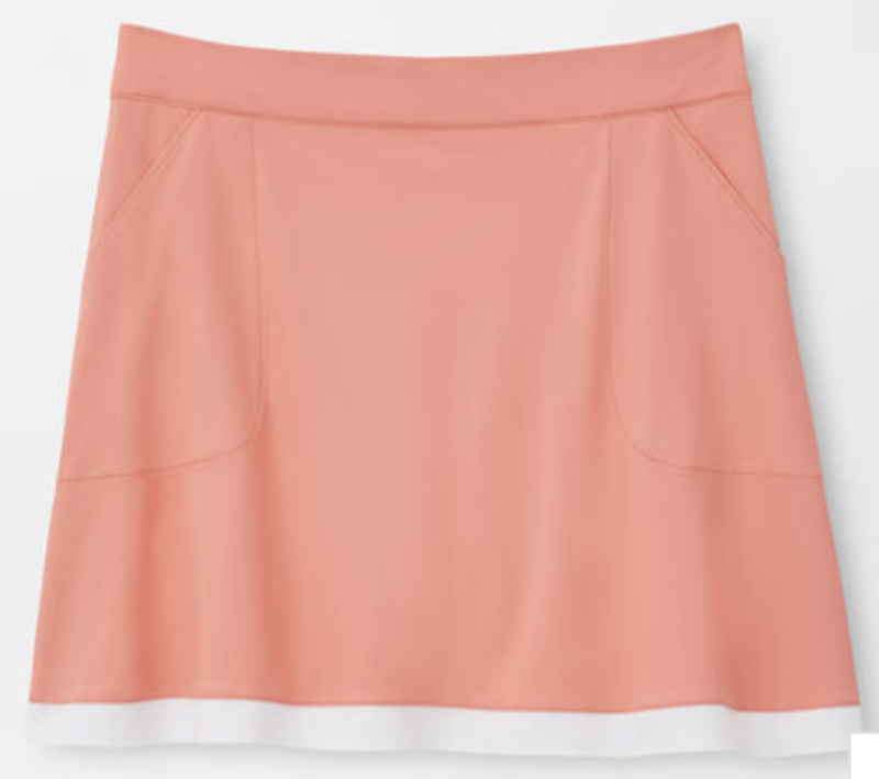 Peter Millar | LS22EB21 | Ladies | Sally Skort with Trim | Saffron / White