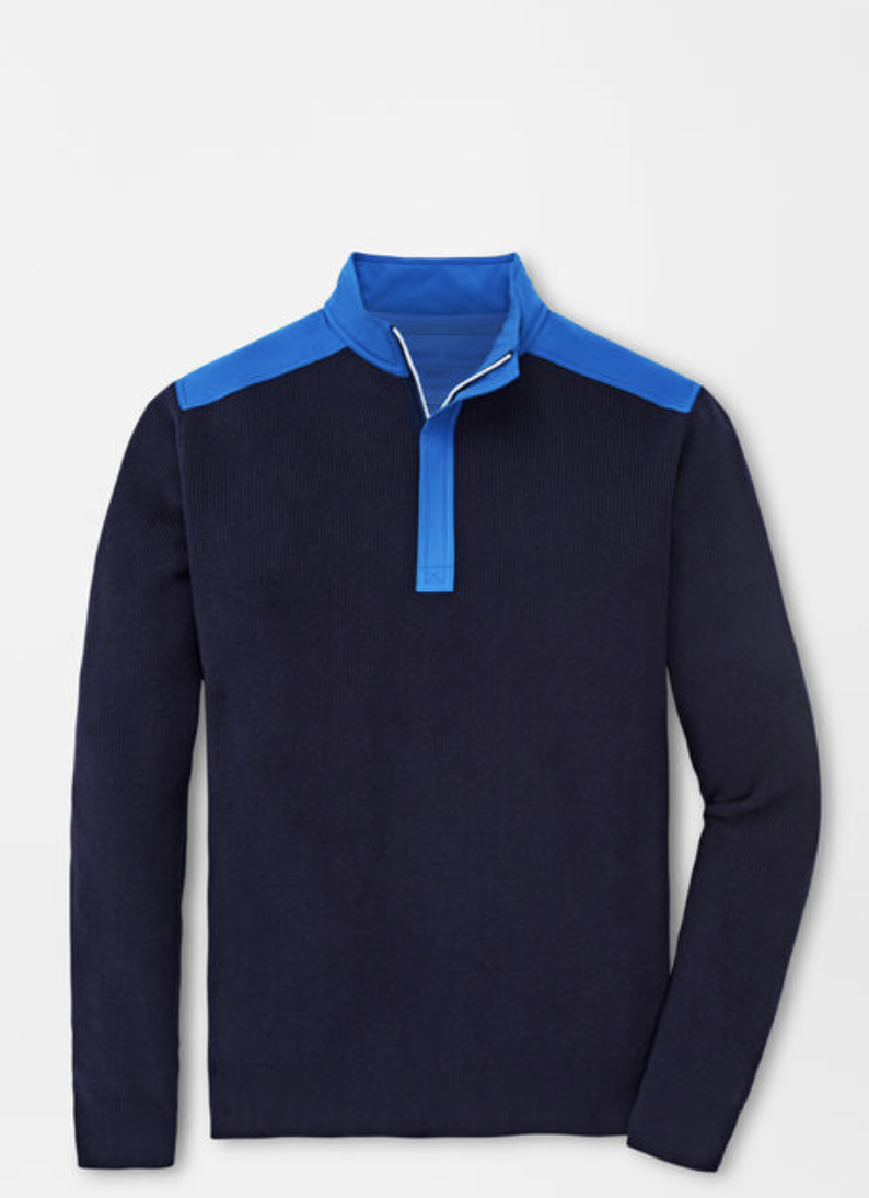 Peter Millar | MS22S03 | Mens | Yacht Club Quarter Zip | Navy
