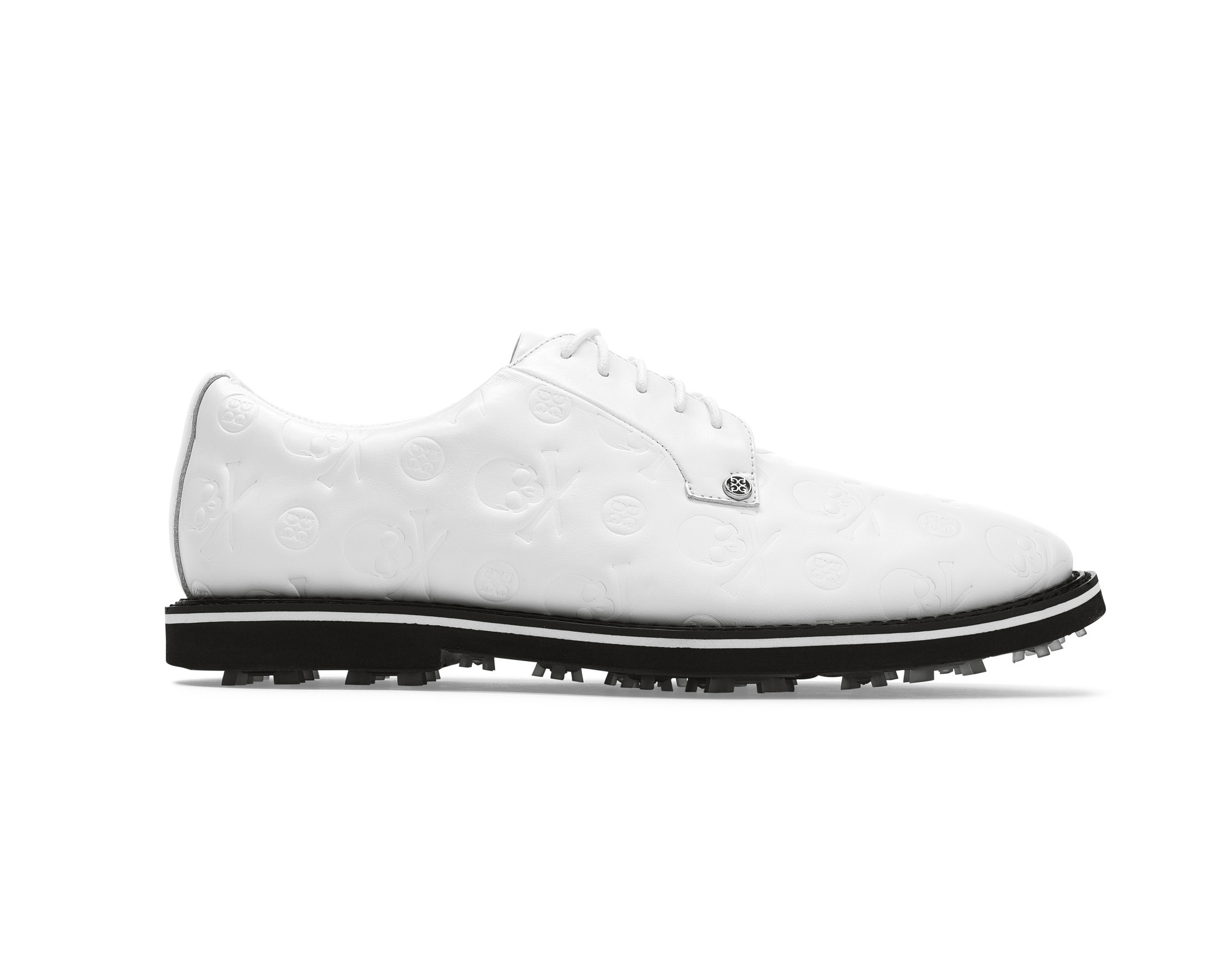 G/Fore G4MS20EF22 | Mens Embossed Gallivanter |Snow / Onyx
