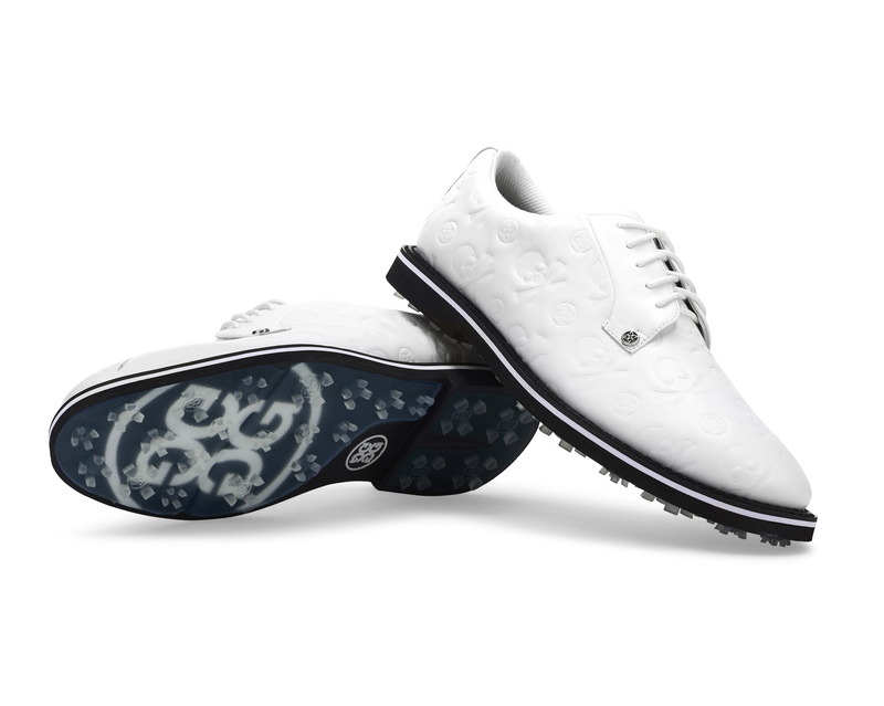 G/Fore G4MS20EF22 | Mens Embossed Gallivanter |Snow / Onyx