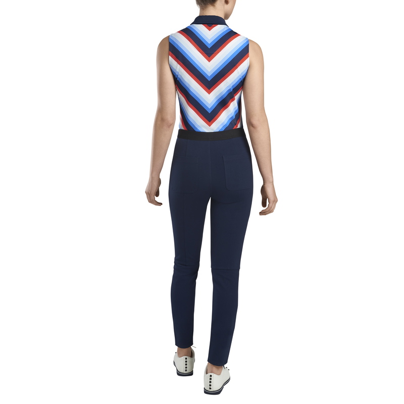 G/Fore | G4LS22K06 | Chevron Stripe Sleeveless | Twilight