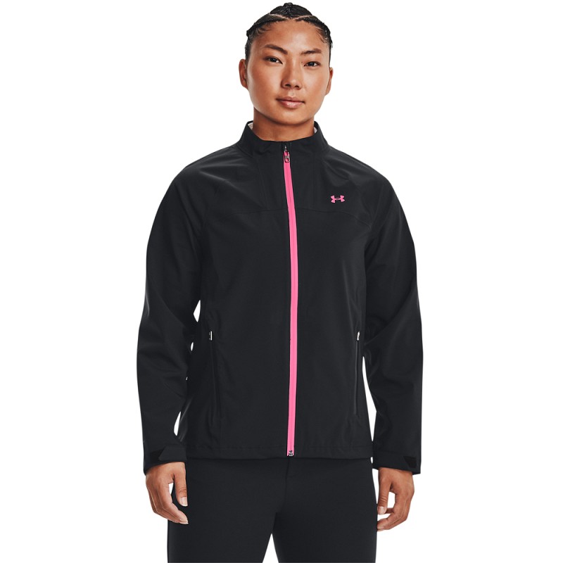 Under Armour | 1371590 | Stormproof Jacket |  Black / Pink Punk