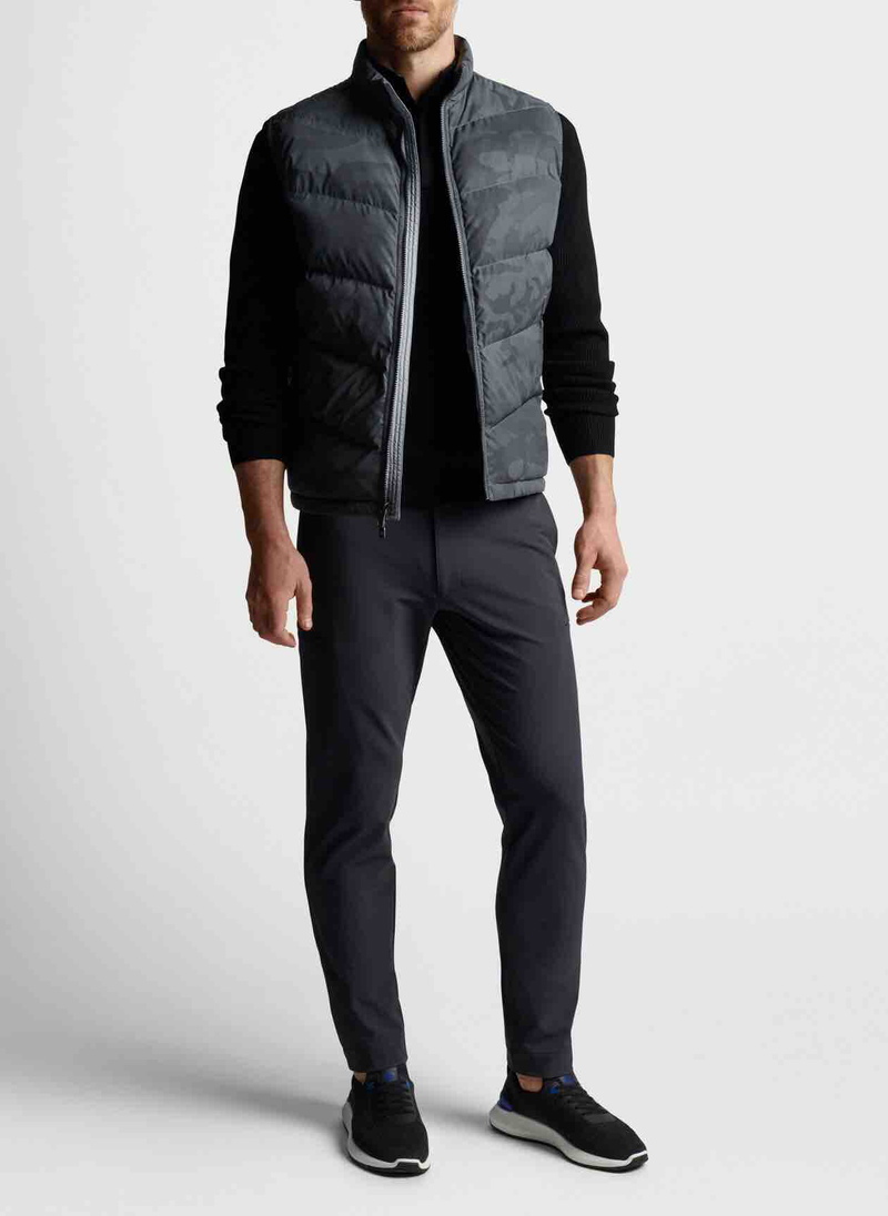 Peter Millar | MF22Z01 | Mens | Après Ski Vest | Iron Reflective