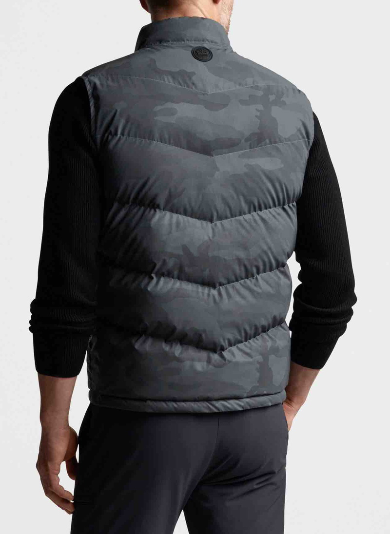 Peter Millar | MF22Z01 | Mens | Après Ski Vest | Iron Reflective
