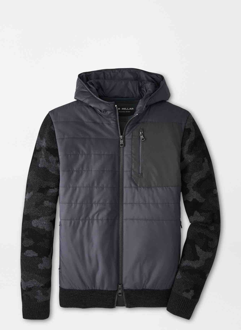 Peter Millar | MF22Z03 | Mens | Après Ski Hybrid Cardigan | Iron