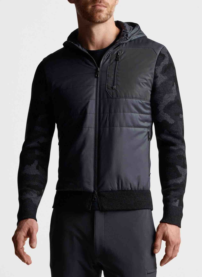 Peter Millar | MF22Z03 | Mens | Après Ski Hybrid Cardigan | Iron