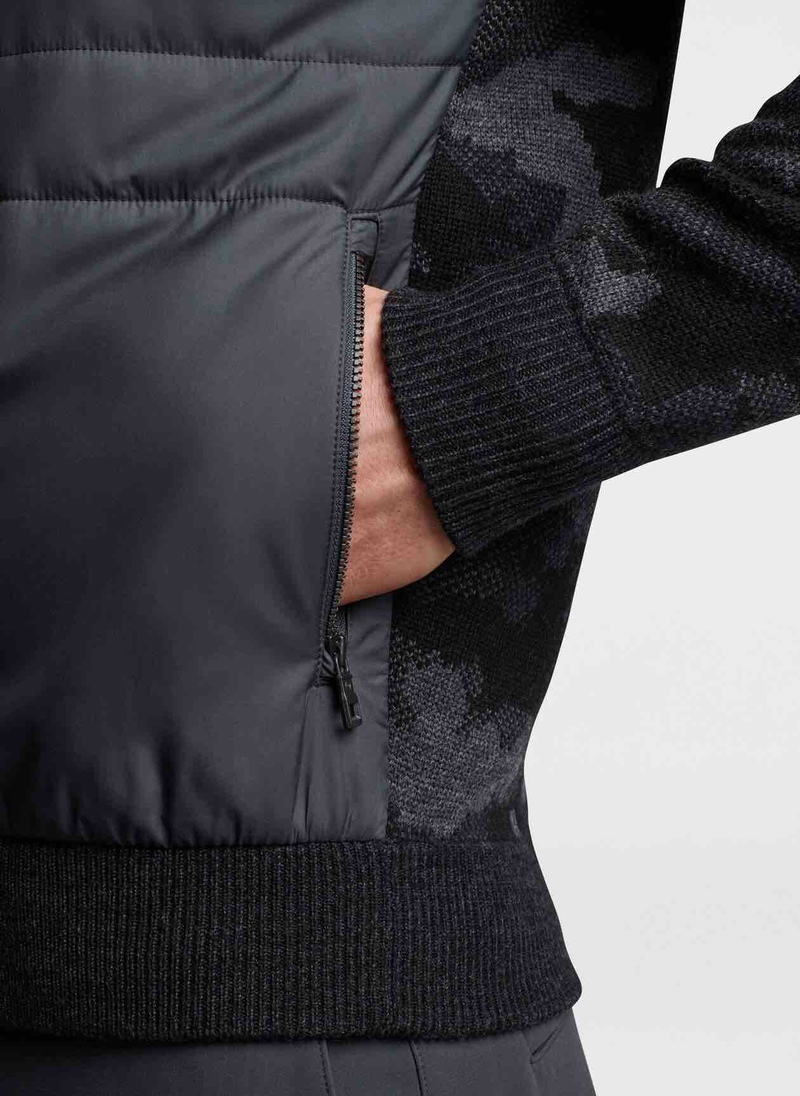 Peter Millar | MF22Z03 | Mens | Après Ski Hybrid Cardigan | Iron