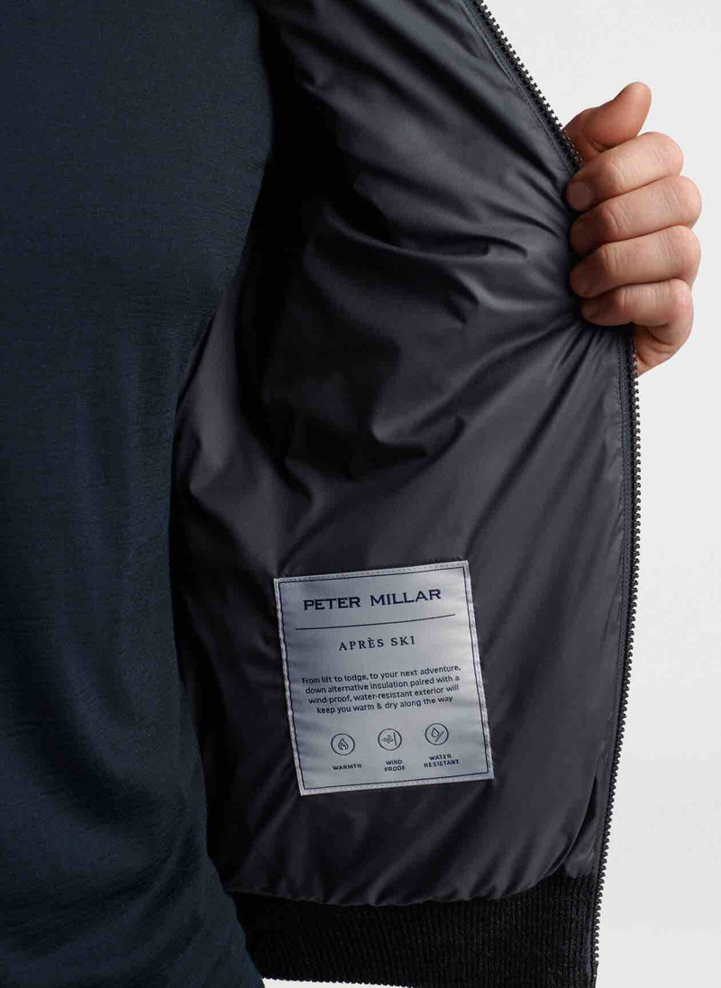 Peter Millar | MF22Z03 | Mens | Après Ski Hybrid Cardigan | Iron