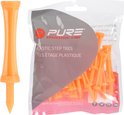 Pure2Improve | 293398 | Plastic Step Tees | Orange | 69 mm