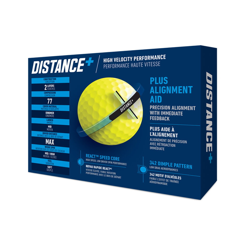 Taylormade | Golf Balls | Distance + | Yellow