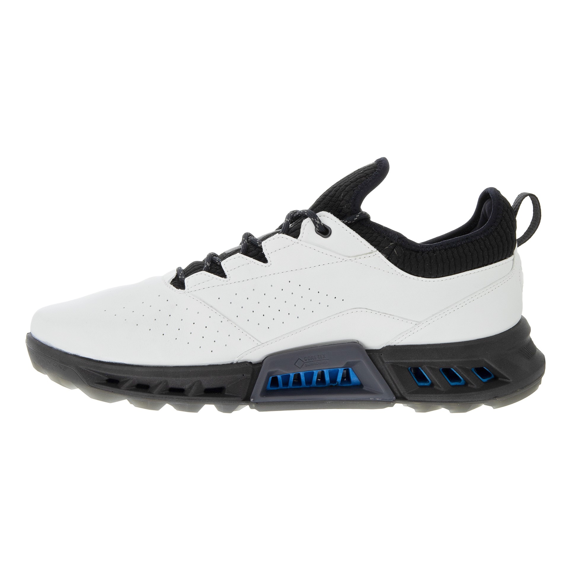 Ecco 130404-57719 | M Golf Biom C4 Laced Shoe | Concrete / Black