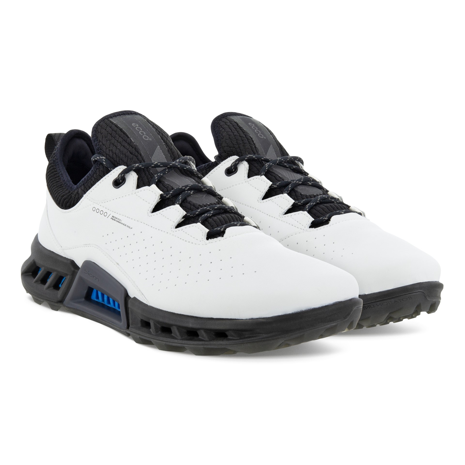 Ecco 130404-57719 | M Golf Biom C4 Laced Shoe | Concrete / Black