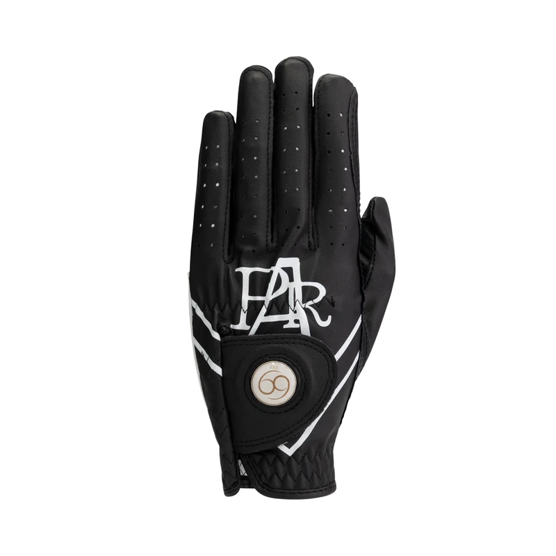 Par69 | GLV-6937-23 | Golf Glove Logo Par | Black