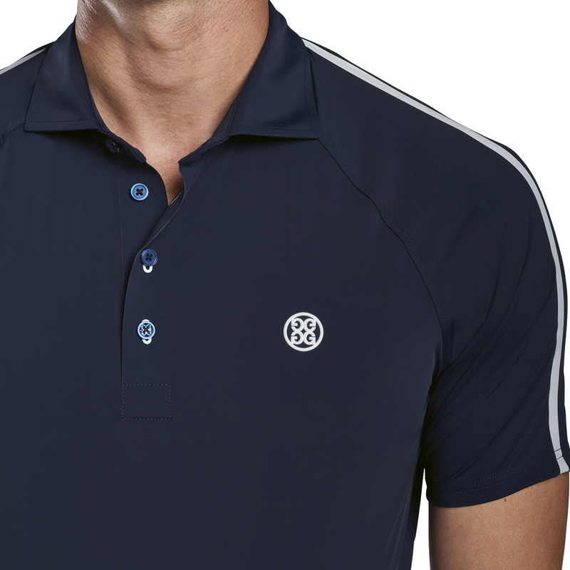 G/fore | G4MS22K27 | Sideline Plus Raglan Polo | Twilight
