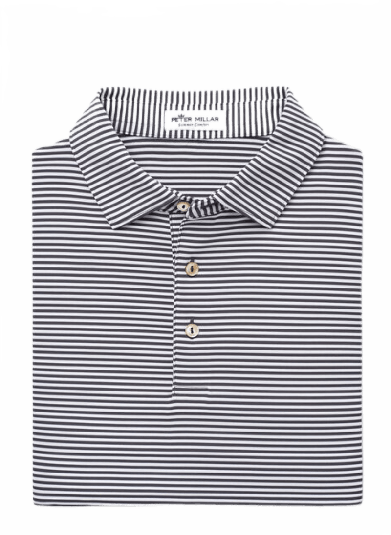 Peter Millar | ME0EK03S | Mens Stripe Stretch Jersey-Sean | Iron