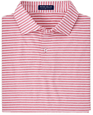 Peter Millar | MS22EK501E | Mens | Miles Performance Polo | Begonia
