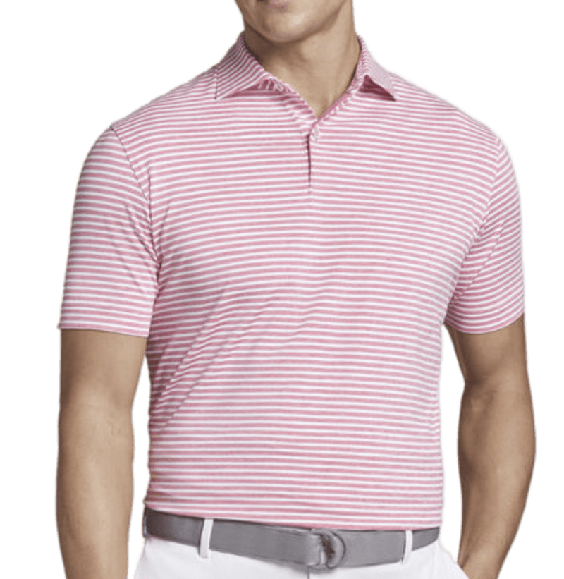 Peter Millar | MS22EK501E | Mens | Miles Performance Polo | Begonia