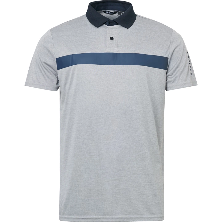 Abacus | 6702-702 | Hudson Drycool Polo | Lightning / Melange
