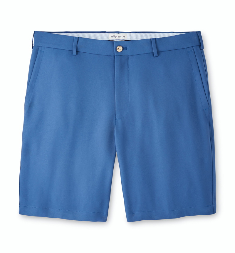Peter Millar | ME0EB82 | Mens Salem High Drape Perf Short | Windsor Blue
