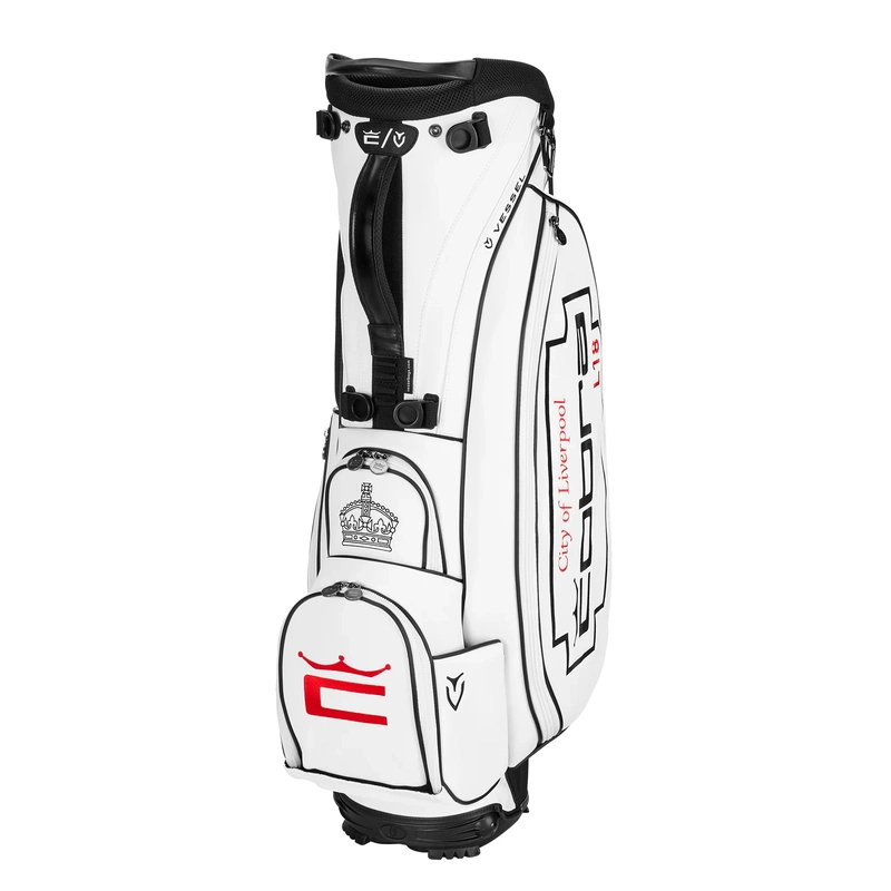 Cobra x Vessel Stripes Stand Golf Bag Bright White Limited