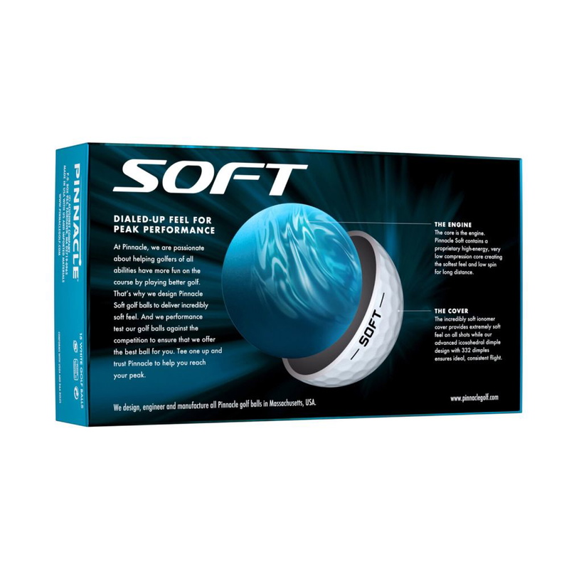 Pinnacle | Soft | Golf Balls | White