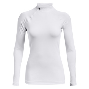 Under Armour  | 1368702-100 | ColdGear | Authentic Mock | White | Women