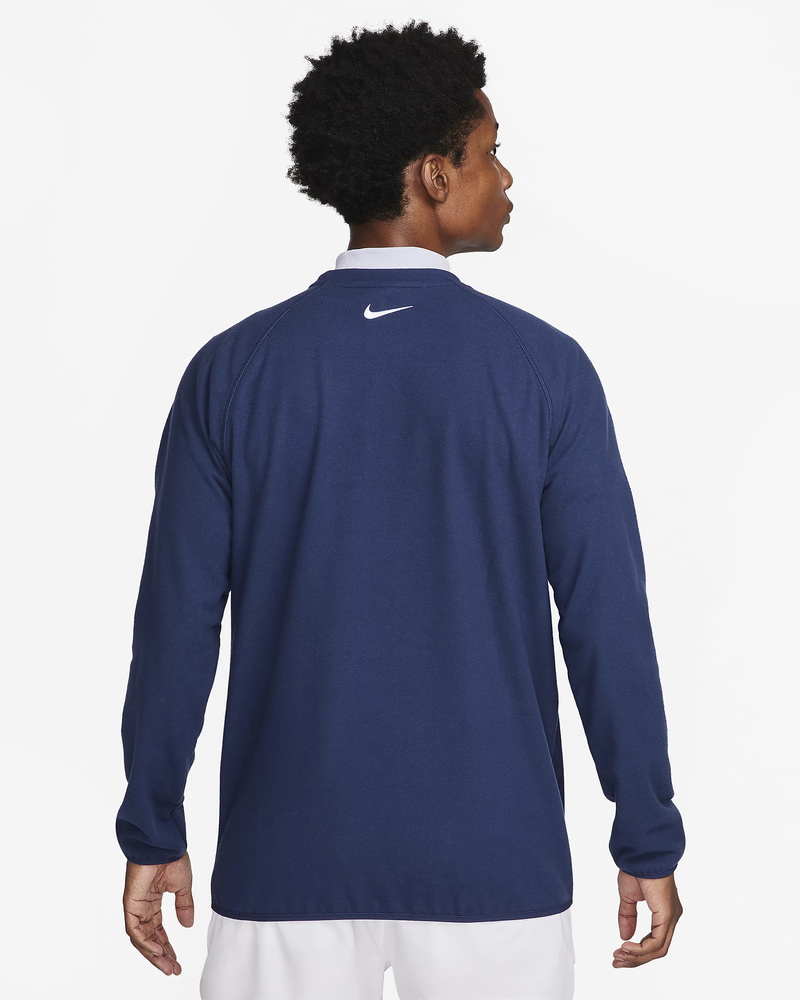 Nike | DR5284-410 | Nike Dri-FIT Golf Crew | Midnight Navy / White