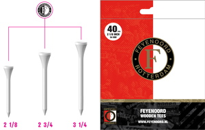 Feyenoord | Legend wooden tees 2 3/4 | Limited Edition