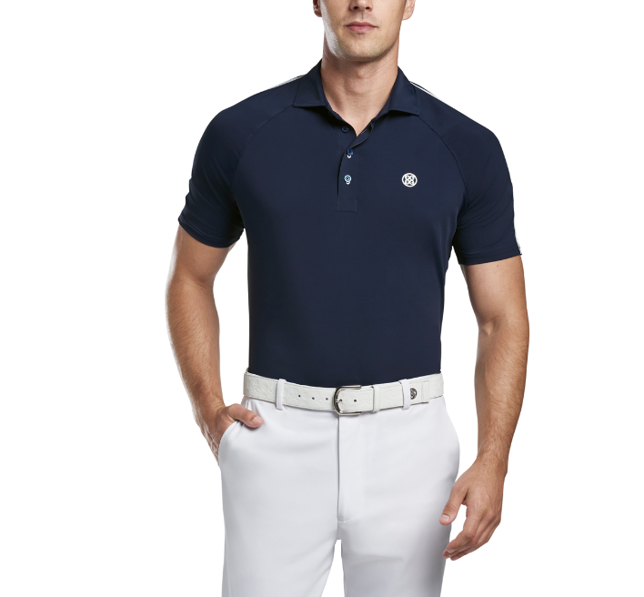 G/fore | G4MS22K27 | Sideline Plus Raglan Polo | Twilight