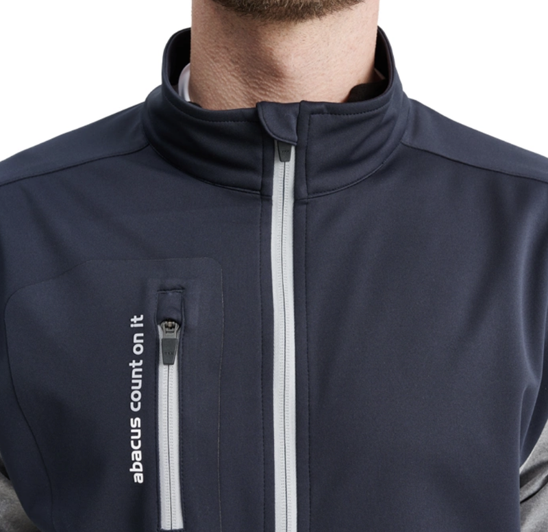 Abacus | 6287-373 | Dornoch Stretch Jacket |  Navy / Lt. Grey